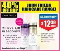 Chemist Warehouse John Frieda Haircare offer