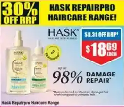 Chemist Warehouse Hask Repairpro Haircare offer