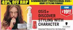 Chemist Warehouse Schwarzkopf Professional Osis+ Hair Styling offer