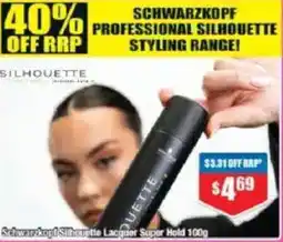 Chemist Warehouse Schwarzkopf Silhouette Lacquer Super Hold offer