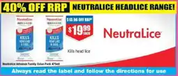 Chemist Warehouse Neutralice Advance Family Value Pack offer