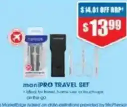 Chemist Warehouse maniPRO TRAVEL SET offer