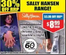 Chemist Warehouse Sally Hansen-Insta Dri Ranges offer