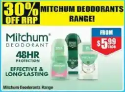 Chemist Warehouse Mitchum Deodorants offer