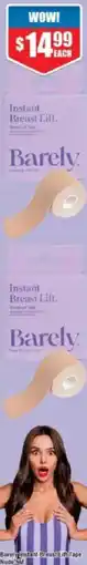 Chemist Warehouse Barely Instant Breast Lift Tape Nude SM offer