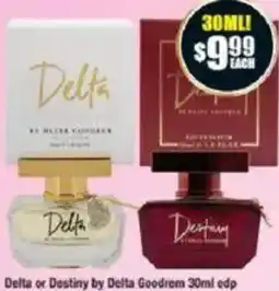Chemist Warehouse Delta or Destiny by Delta Goodrem offer