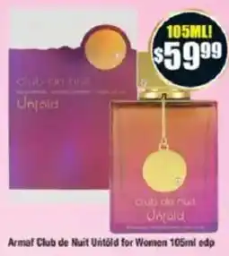Chemist Warehouse Armaf Club de Nuit Untold for Women edp offer
