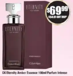 Chemist Warehouse CK Eternity Amber Essence Parfum Intense offer