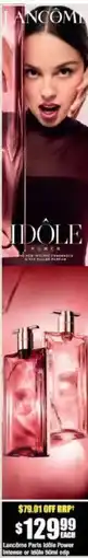 Chemist Warehouse Lancôme Paris Idole Power Intense or Idole edp offer