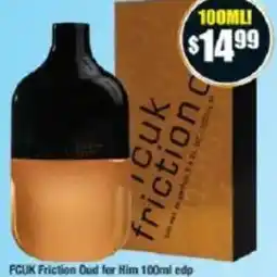 Chemist Warehouse FCUK Friction Oud for Him edp offer