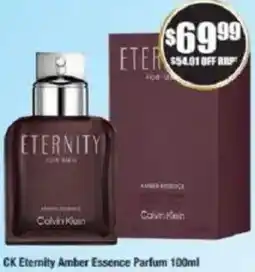 Chemist Warehouse CK Eternity Amber Essence Parfum offer