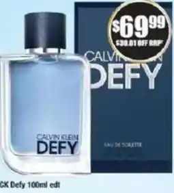 Chemist Warehouse CK Defy edt offer