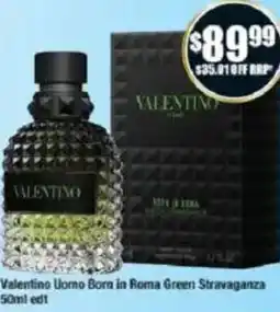 Chemist Warehouse Valentino Uomo Born in Roma Green Stravaganza edt offer