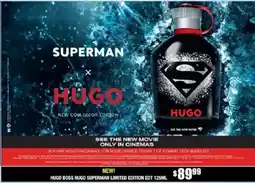 Chemist Warehouse Hugo boss hugo superman limited edition edt offer