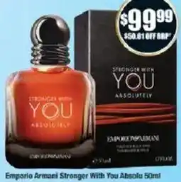 Chemist Warehouse Emporio Armani Stronger With You Absolu offer