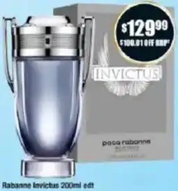 Chemist Warehouse Rabanne Invictus edt offer