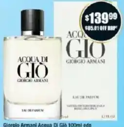 Chemist Warehouse Giorgio Armani Acqua Di Gió edp offer