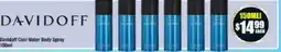 Chemist Warehouse Davidoff Cool Water Body Spray offer
