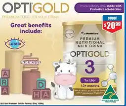 Chemist Warehouse Opti Gold Premium Toddler Formula Step 3 offer