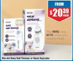 Chemist Warehouse Rite Aid Baby Nail Trimmer or Nasal Aspirator offer