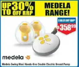 Chemist Warehouse Medela Swing Maxi Hands-free Double Electric Breast Pump offer