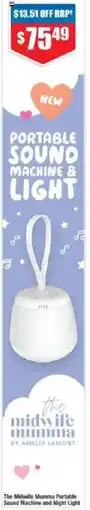 Chemist Warehouse The Midwife Mumma Portable Sound Machine and Night Light offer
