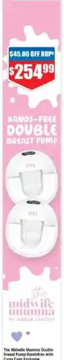 Chemist Warehouse The Midwife Mumma Double Breast Pump Handsfree with Carry Case Exclusive offer