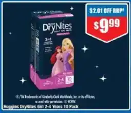 Chemist Warehouse Huggies drynites offer