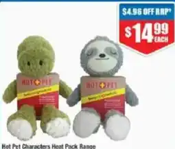 Chemist Warehouse Hot Pet Characters Heat Pack Range offer