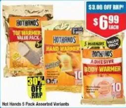 Chemist Warehouse Hot Hands 5 Pack Assorted Variants offer