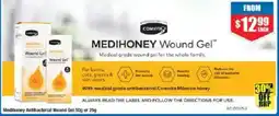 Chemist Warehouse Medihoney Antibacterial Wound Gel 50g or 25g offer