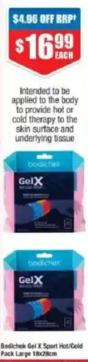Chemist Warehouse Bodichek Gel X Sport Hot/Cold Pack Large 18x28cm offer