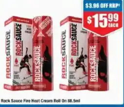 Chemist Warehouse Rock Sauce Fire Heat Cream Roll On offer