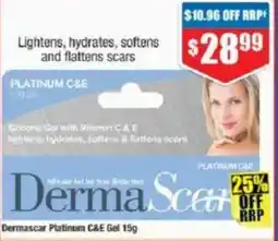 Chemist Warehouse Dermascar Platinum C&E Gel offer