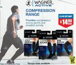 Chemist Warehouse Wagner Active Compression Range offer