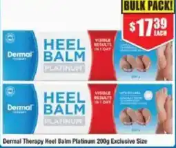 Chemist Warehouse Dermal Therapy Heel Balm Platinum Exclusive Size offer