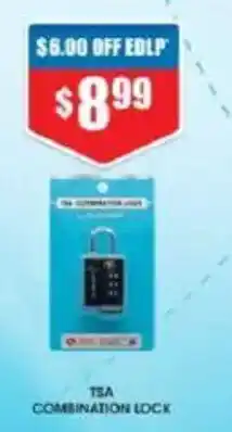 Chemist Warehouse TSA COMBINATION LOCK offer