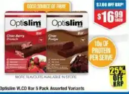 Chemist Warehouse Optislim VLCD Bar 5 Pack Assorted Variants offer