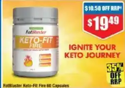 Chemist Warehouse FatBlaster Keto-Fit Fire 60 Capsules offer