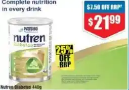 Chemist Warehouse Nutren Diabetes offer
