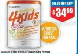 Chemist Warehouse Isustain 4 Kids Vanilla Flavour Powder offer
