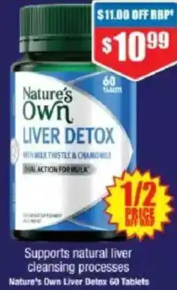 Chemist Warehouse Nature's Own Liver Detox 60 Tablets offer