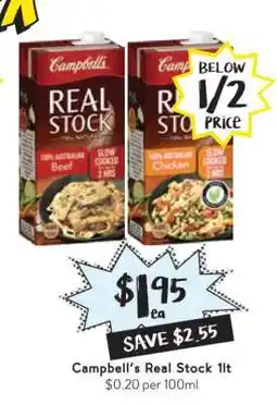 Drakes Campbell's Real Stock 1lt offer