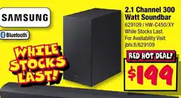 JB Hi-Fi 2.1 Channel 300 Watt Soundbar offer