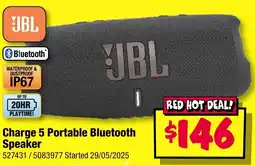 JB Hi-Fi Charge 5 Portable Bluetooth Speaker offer