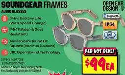 JB Hi-Fi Soundgear frames audio glasses offer