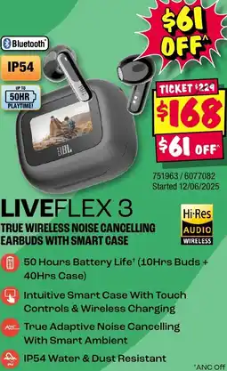 JB Hi-Fi LIVEFLEX 3 offer