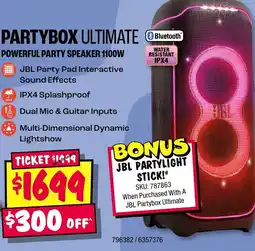 JB Hi-Fi PARTYBOX ULTIMATE offer