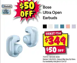 JB Hi-Fi Bose Ultra Open Earbuds offer