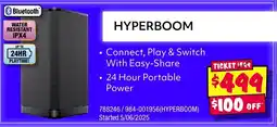 JB Hi-Fi HYPERBOOM offer